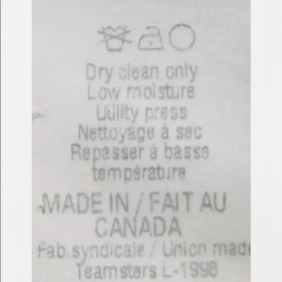 Calvin Klein Men's Blazer Pin Stripe Black 46R Made In Canada 100% Wool - Picture 3 of 11